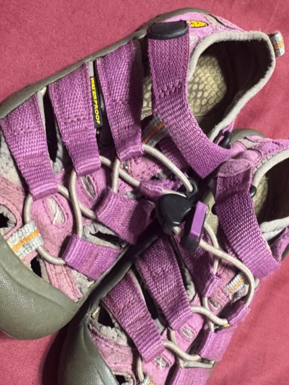 Girls purple Keens size 13 - Picture 1 of 1